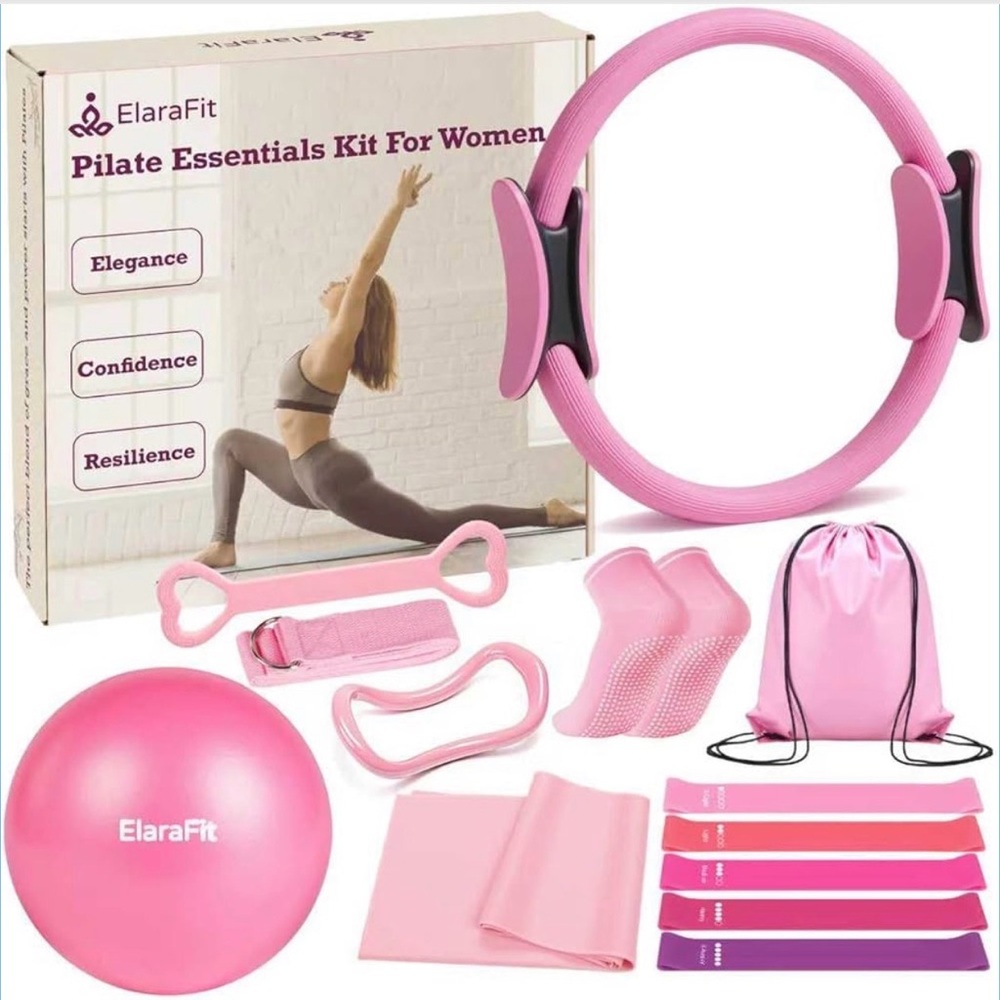 Pink Pilates Essentials Kit for Women